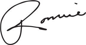 Ronnie's signature